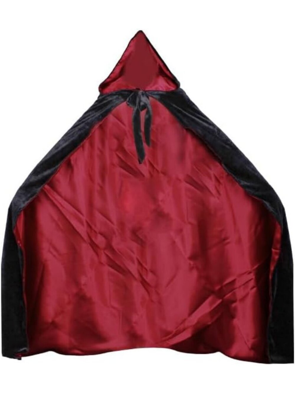 Luxurious Velvet Medieval Cloak Cape with Satin Lining - Perfect for Cosplay
